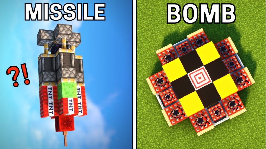 Minecraft: 5+ Bomb Build Hacks!