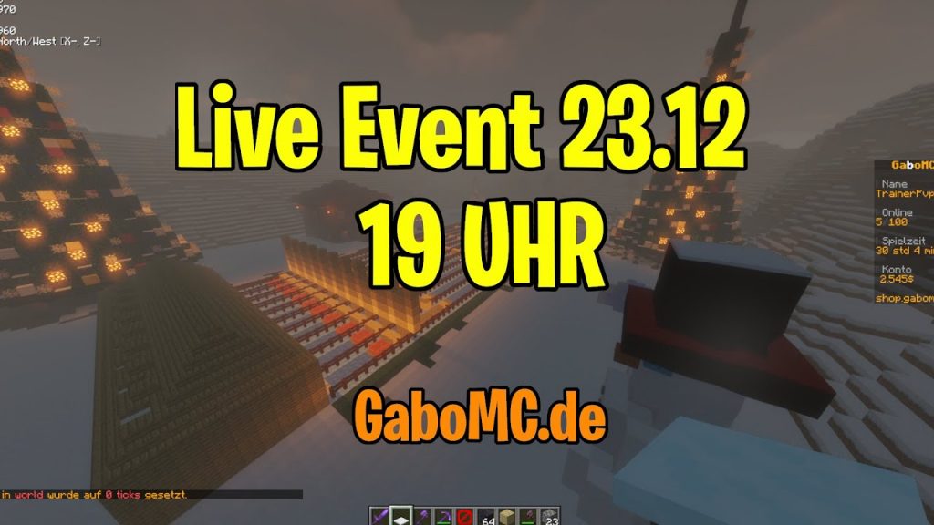 Minecraft Survival EVENT ! Survival Server 1.18  (GaboMC.de)