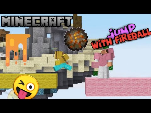 Minecraft bedwars gameplay but I try Fireball jump