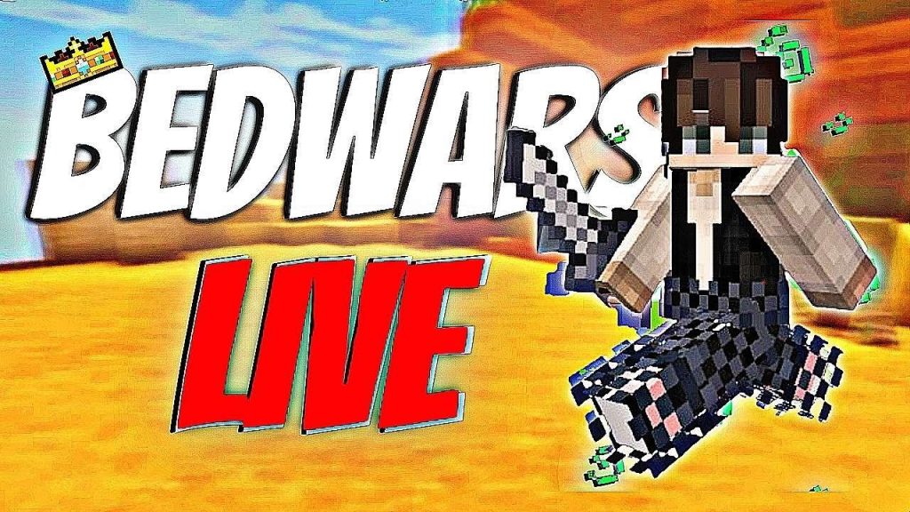 Minecraft bedwars live training arc and playing with subs on pika network #live #bedwars #minecr