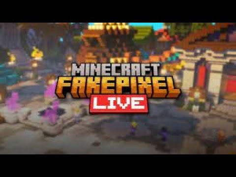 Minecraft live  | Lets fakepixel skyblock | #minecraftlive   #trending