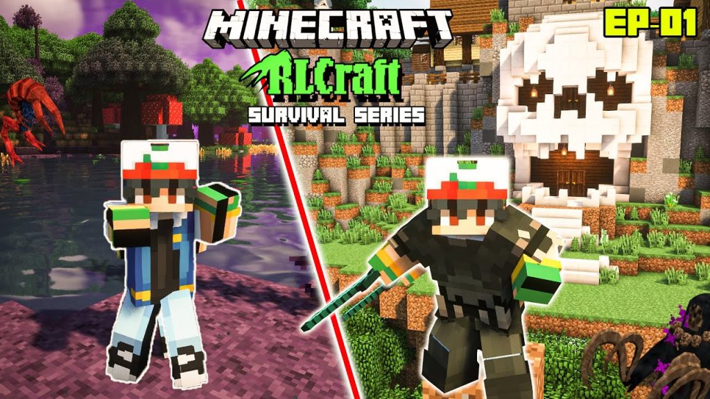 My First Day in RLCRAFT | Modded  Minecraft Survival Series  (Ep-01) !