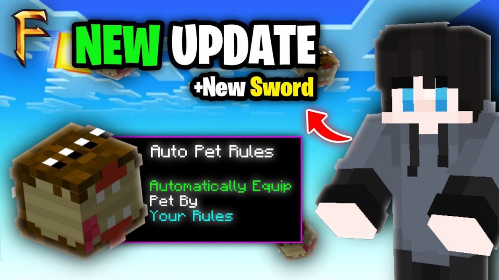 New Auto Pet Rules +New Sword [New Update].. (Fakepixel Skyblock)