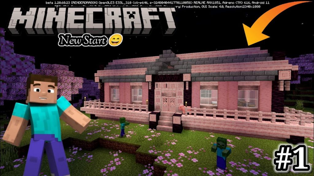 New Beginning of Minecraft Survival Series // MCPE Ep-1 #minecraft