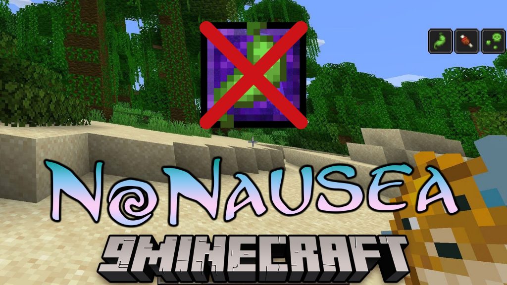 NoNausea Mod (1.12.2) Reduces The Effects of Dizziness and