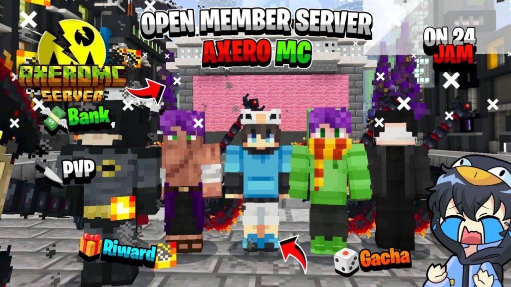 Open Member Server Minecraft PE Official Versi 1.20 AETHERIUM SKYBLOCK  Update Ke S4 And Bnynk fitur
