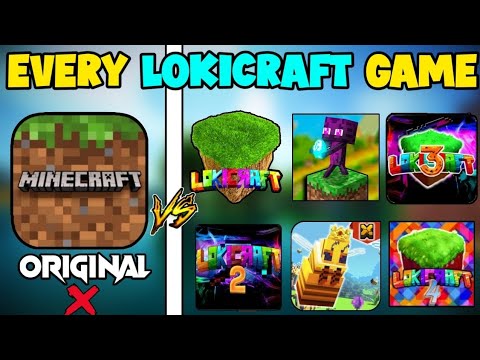 Playing Every Minecraft Clone Lokicraft Games Ever!....