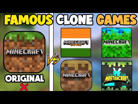 Playing The Famous Minecraft Clone Games !....
