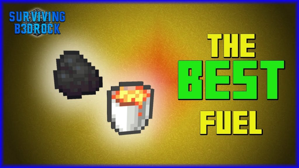 The BEST fuel in Minecraft! Surviving Bedrock, A Complete Survival Guide #minecraft
