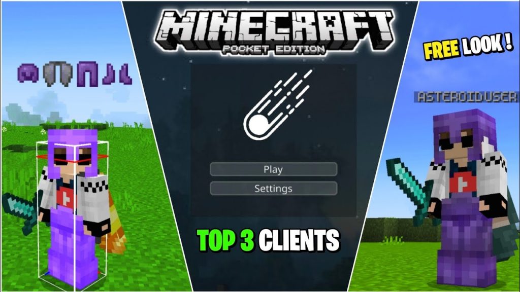 Top 3 Best Lag Free Client For Minecraft Pocket Edition | MCPE Clients 1.19