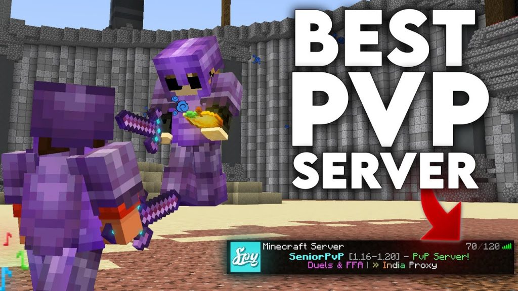 Top 5 Best PVP Servers With Best Ping lag free servers | Cracked | Minecraft
