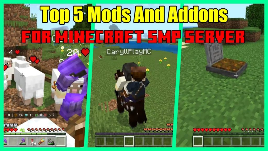 Top 5 Mods And Addons For Minecraft Smp Server Bedrock Edition