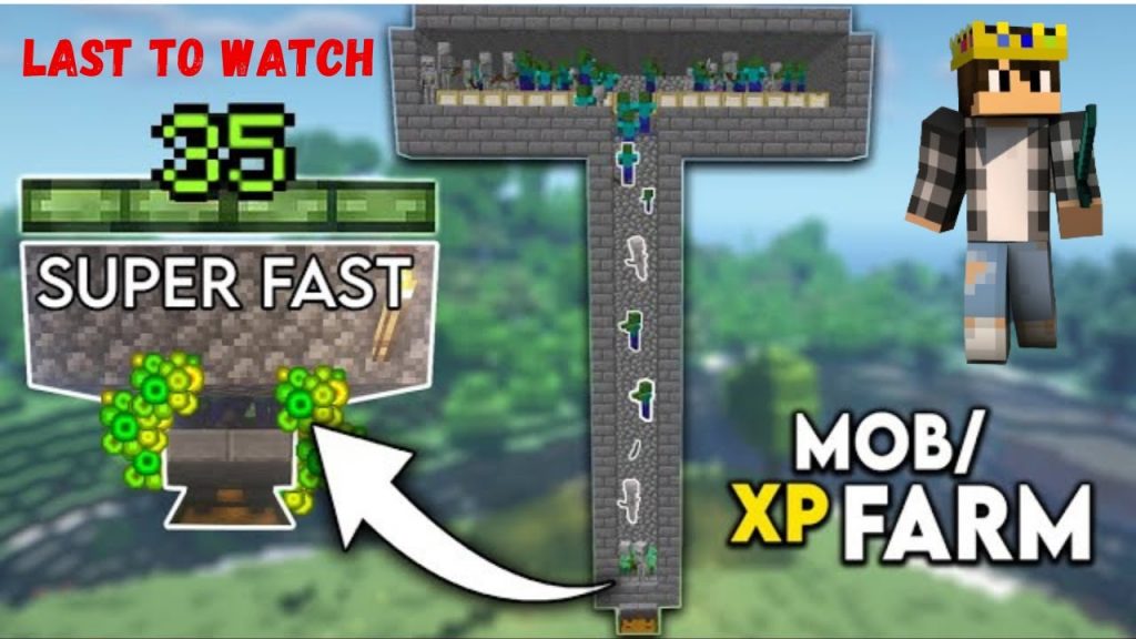 Ultimate Mob XP Farm Tutorial in Poppy SMP! | Minecraft Survival Guide #4