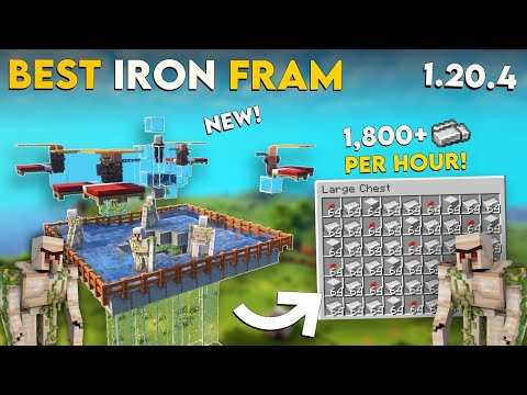 minecraft 1.20+ iron farm - Minecraft Survival Series Ep. 4 #minewithprime