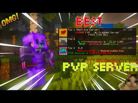 top 3 best minecraft cracked pvp server for pojav players #minecraft #pvpgods #viral #AnshuBhist