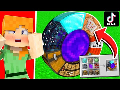 viral and best tiktok hack for survival series and decoration in minecraft