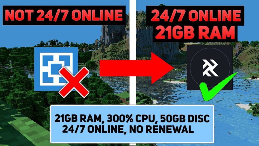 How To Make Free 24/7 Minecraft Server Hosting | 21GB Ram | JAVA+PE #minecrafthosting #freehosting