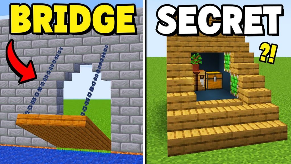 Minecraft: 10+ Secret Redstone Build Hacks!
