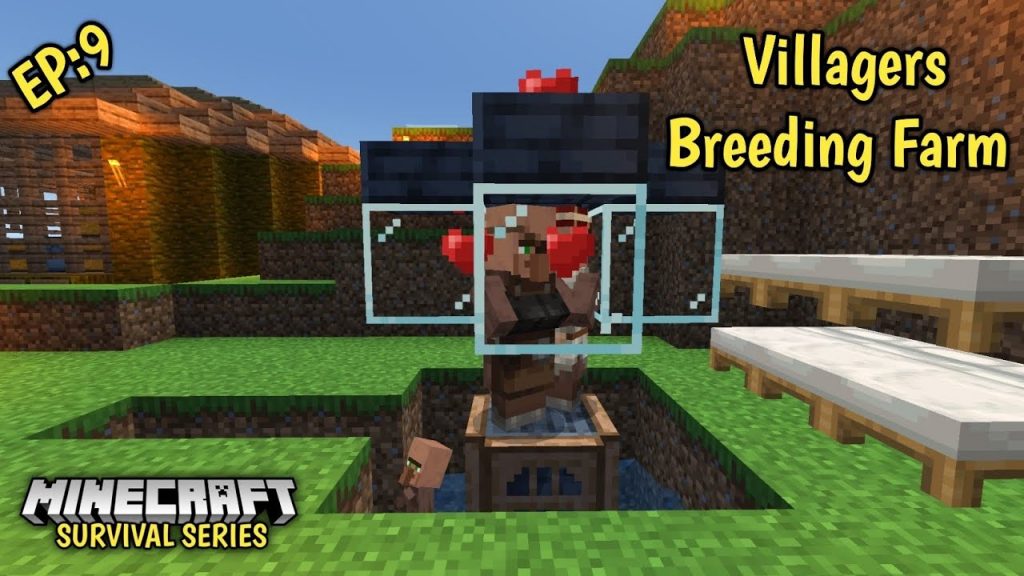 This is How I Efficiently Breed Villagers in Minecraft : Survival Series [EP:9]